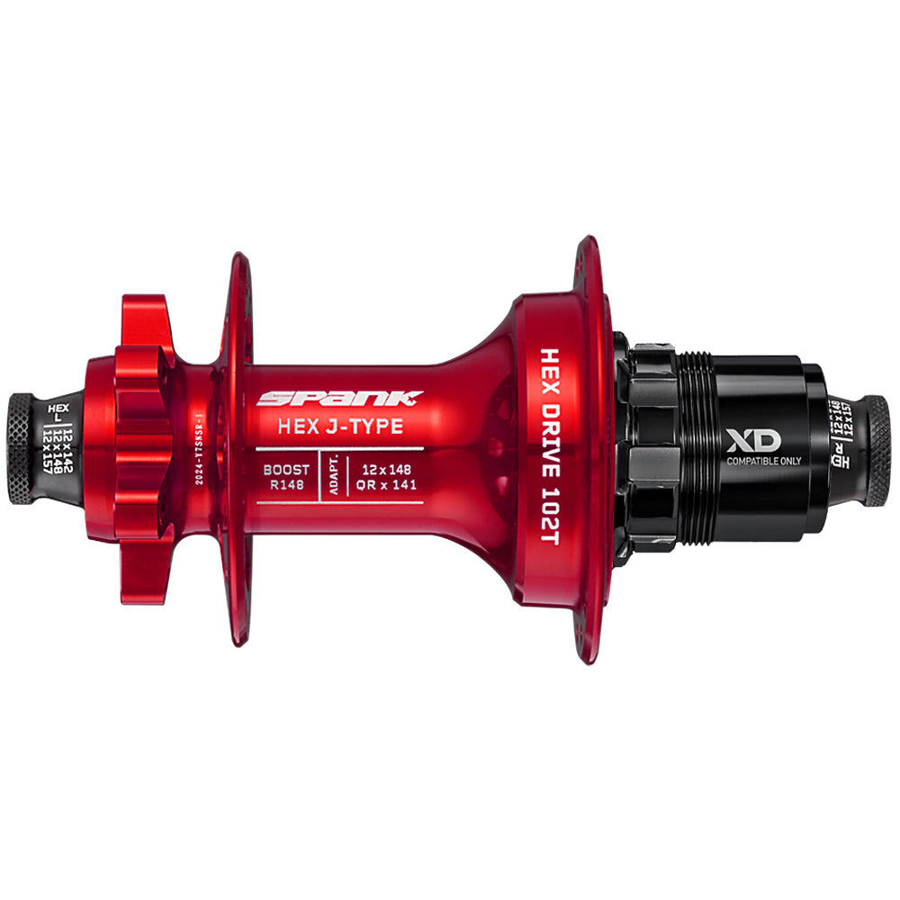 Spank Hex-Drive Boost, Rear Hub - 32H J Bend