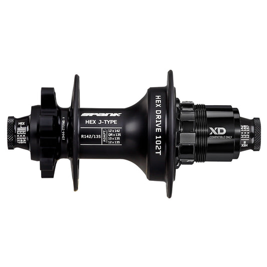 Spank Hex-Drive Non-Boost, Rear Hub - 32H J Bend