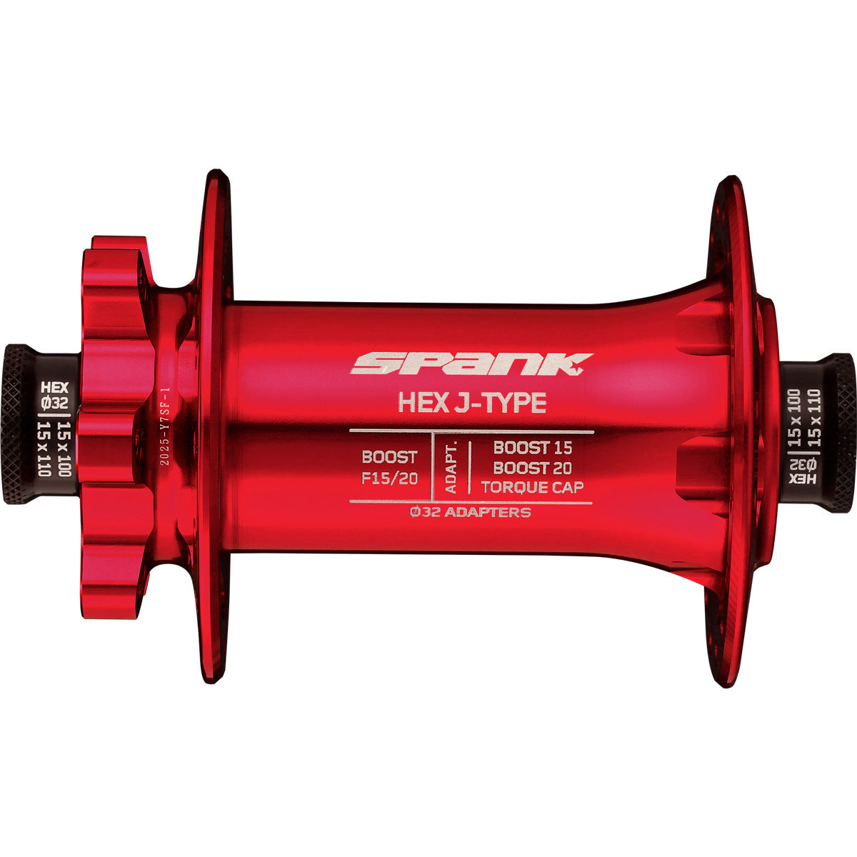 Spank Hex-Drive Boost Front Hub - 32H J Bend