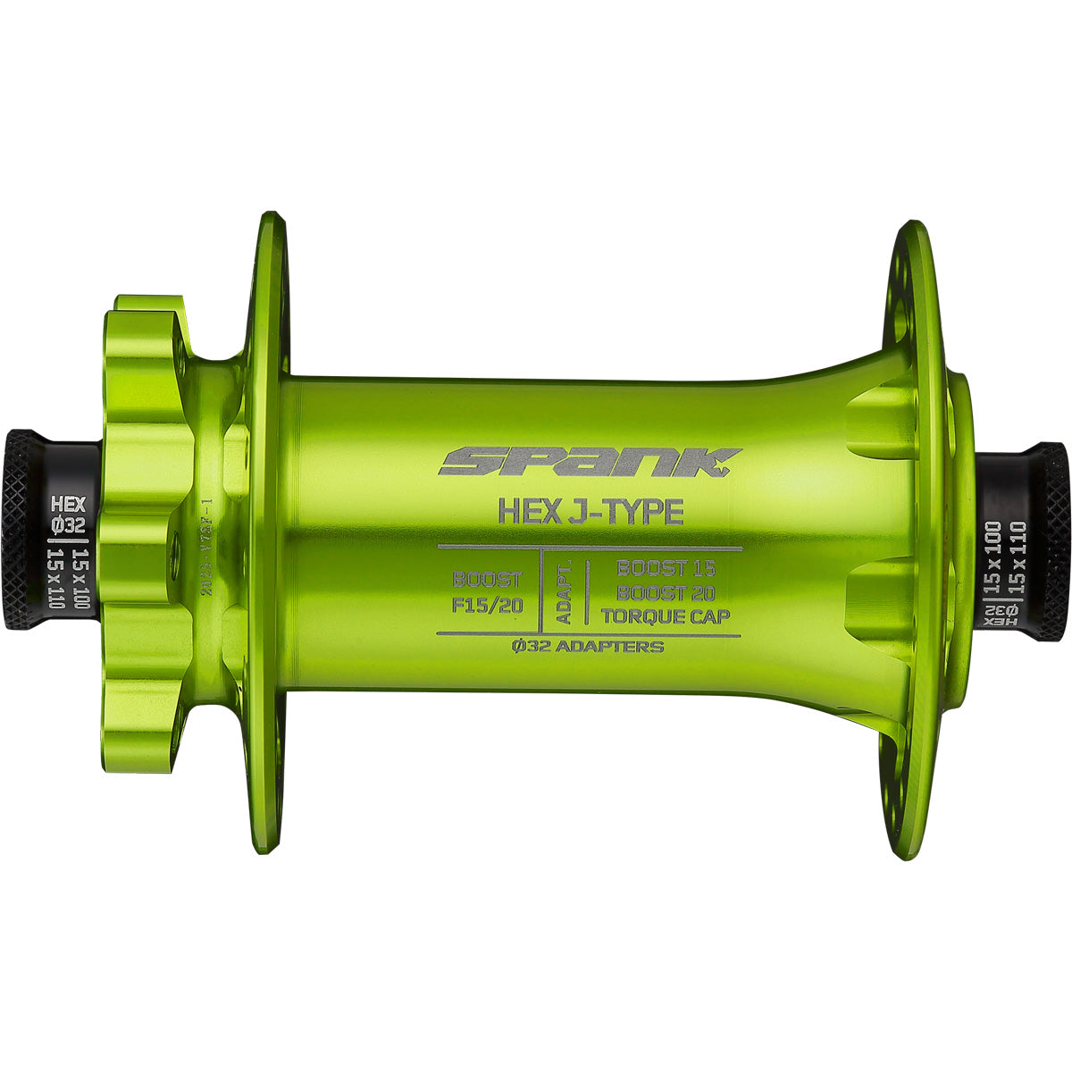 Spank Hex-Drive Boost Front Hub - 32H J Bend