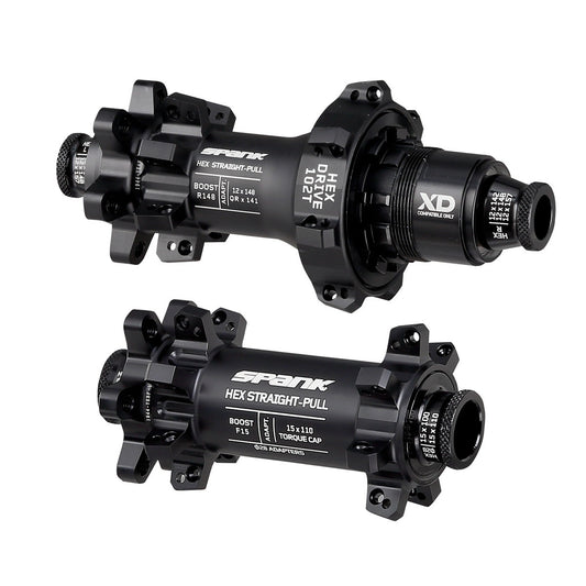 Spank Hex-Drive Boost Hub Set - 28H Straight