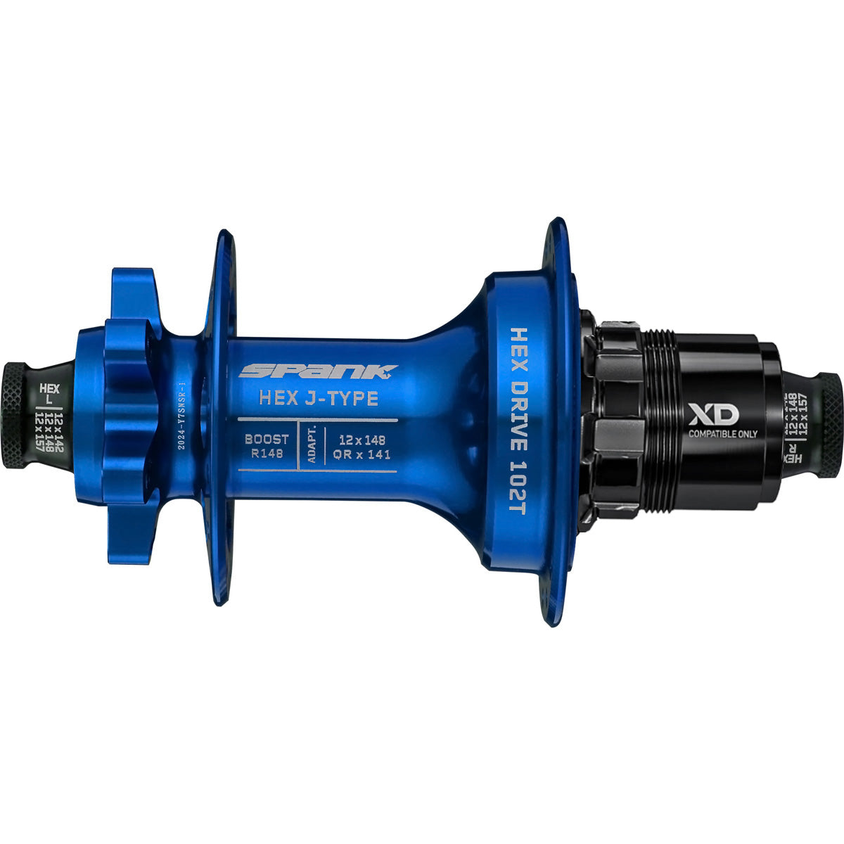 Spank Hex-Drive Boost, Rear Hub - 32H J Bend
